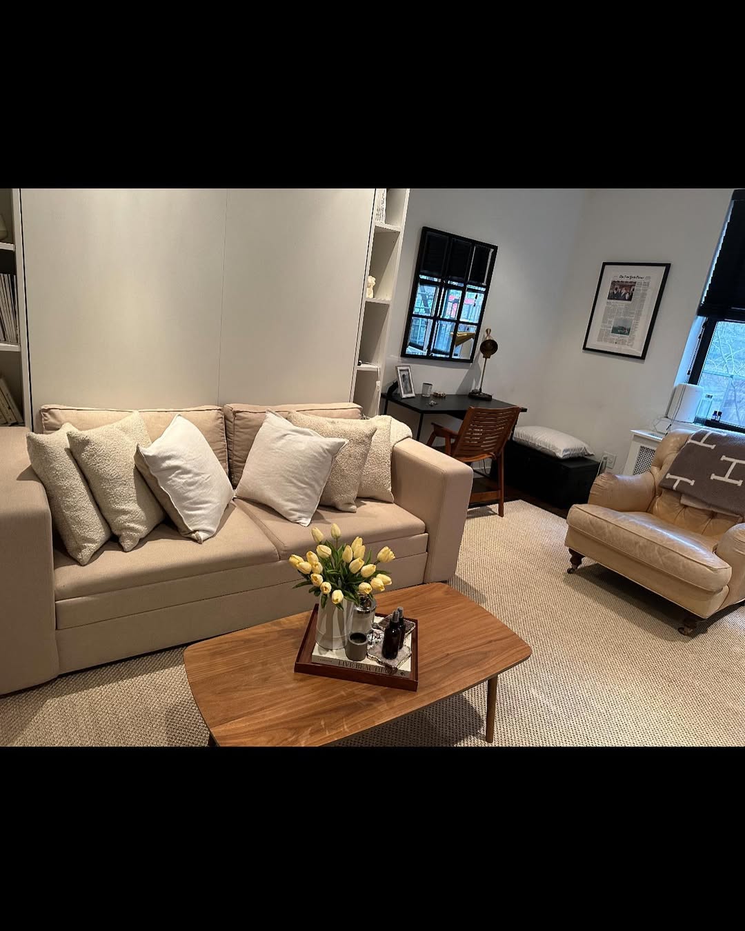 Living room cleaning
